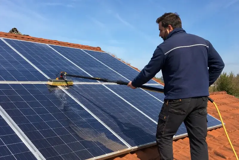 Nettoyage et entretien de panneaux solaires à Ponlat-Taillebourg